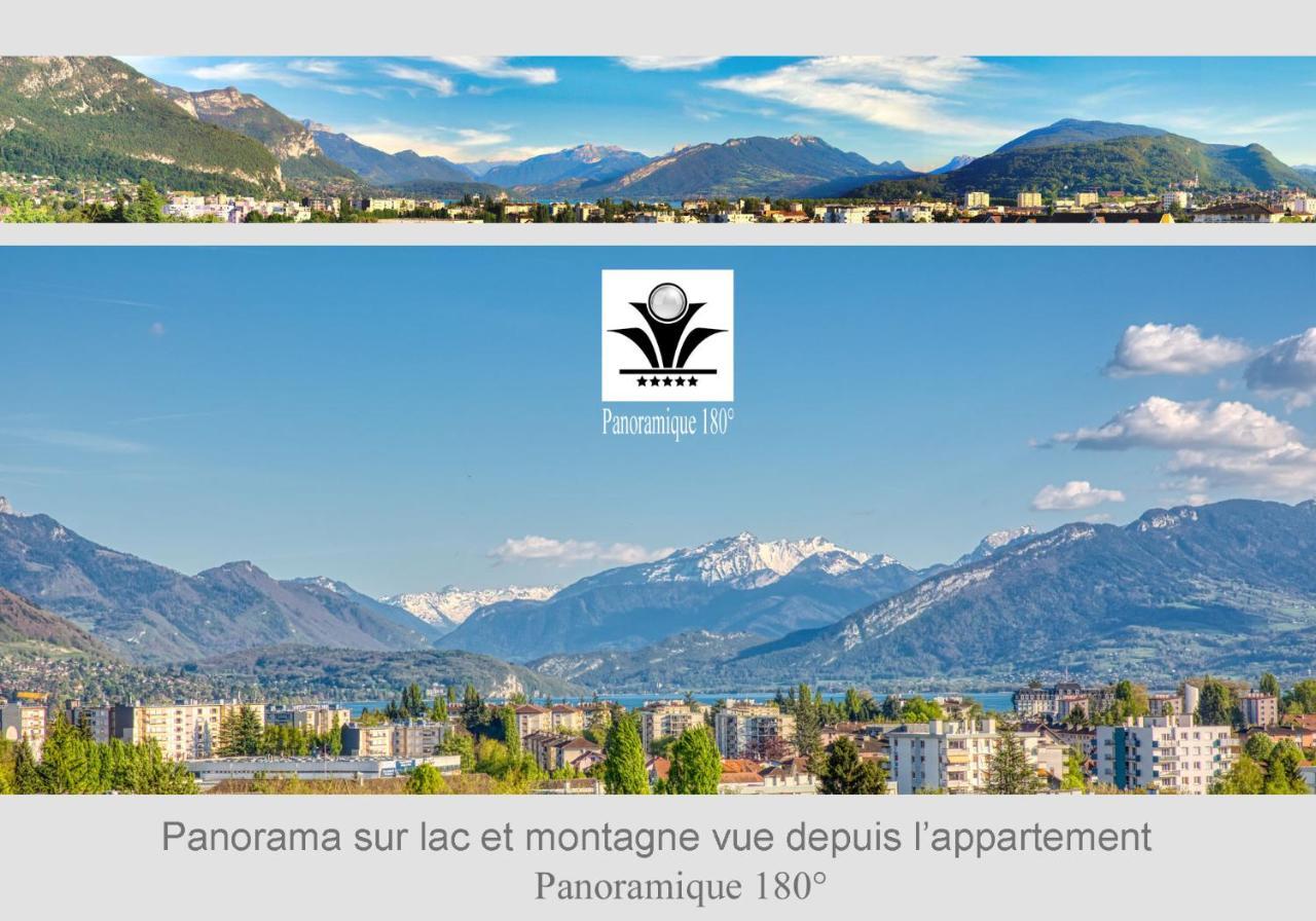 אנסי Panoramique 180 Lac Et Montagne Et Nid Secret Spa Romantique מראה חיצוני תמונה