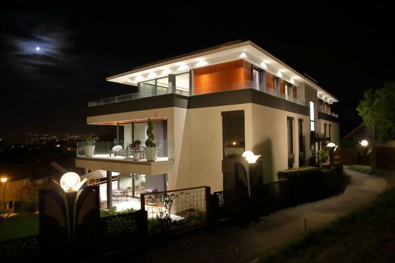 אנסי Panoramique 180 Lac Et Montagne Et Nid Secret Spa Romantique מראה חיצוני תמונה
